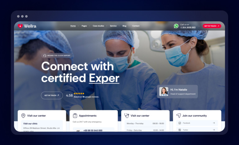 Wellra WordPress Theme