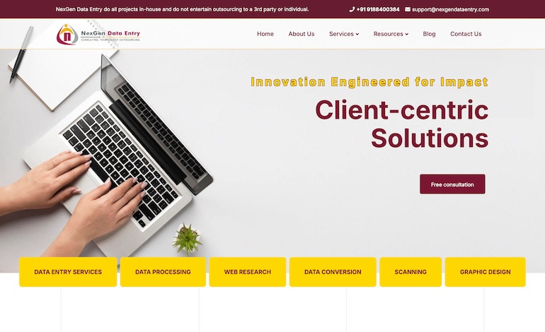 NexGen Data Entry