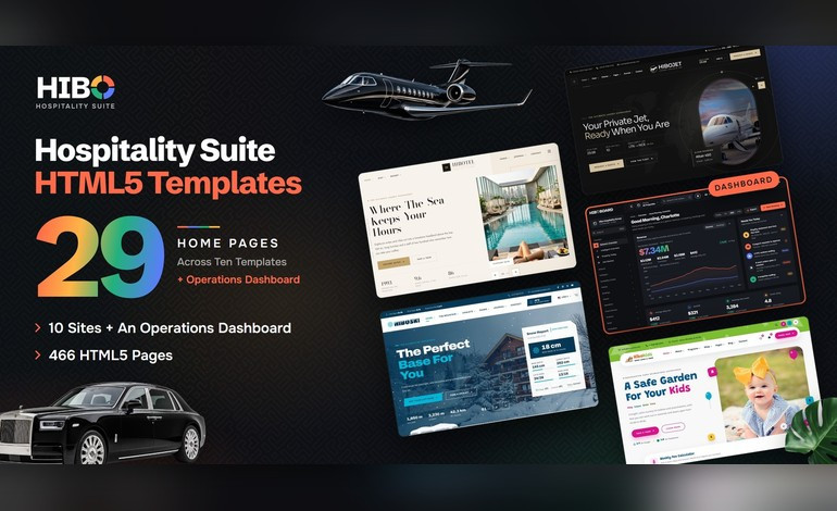 Hibo HTML Travel and Hospitality Templates