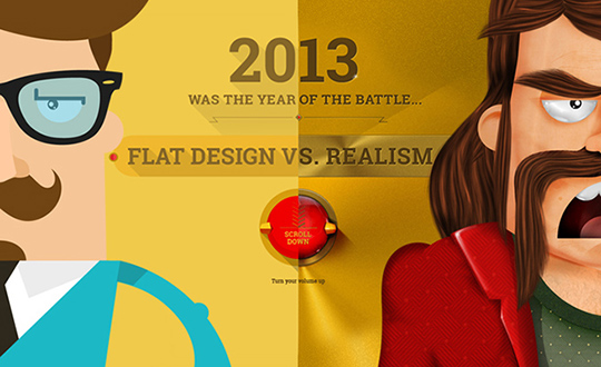 Flat Design vs Realism