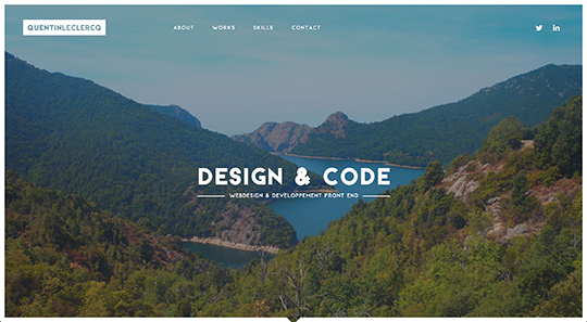 Quentin Leclercq Design and Code