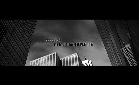 Zeph Chai VFX Compositor Flame Artist