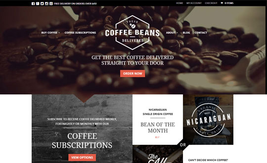 Coffee Beans Delivered