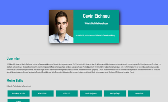 Cevin Eichnau Material Design