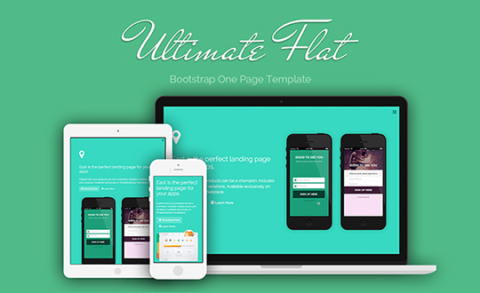 Ultimate Flat Bootstrap Template