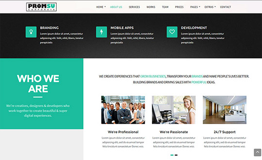 Promsu Creative Multiporpose HTML5 Template