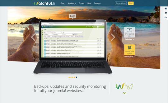 Watchful Joomla website management tool