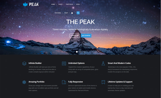Peak MultiPurpose Wordpress Theme