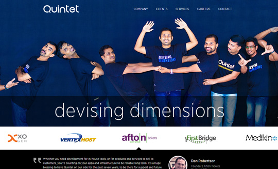 Quintet Web and Mobile App Development services