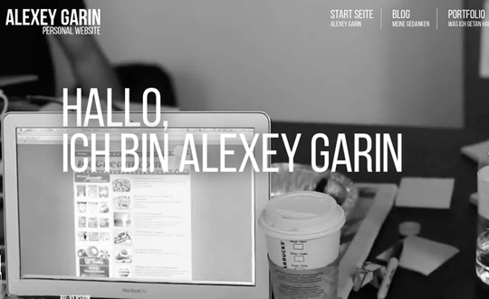 Alexey Garin Personal Site