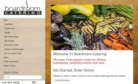 Boardroom Catering