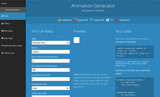 The Ultimate CSS3 Generator