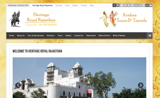 Heritage Royal Rajasthan Tour and Travels Udaipur India