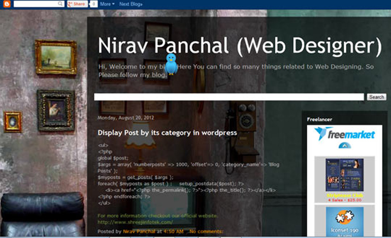 Nirav Panchal Web Designer