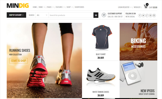 Mindig Multipurpose Ecommerce Theme