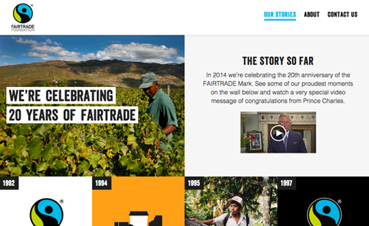 Fairtrade 20th Anniversary