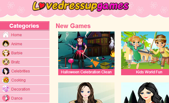 dress up games for girls