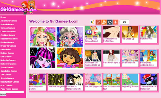 playgames4girls.com - Girl Games - Free Online Games - Play