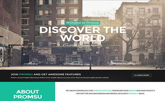 Promsu Creative Multiporpose HTML5 Template