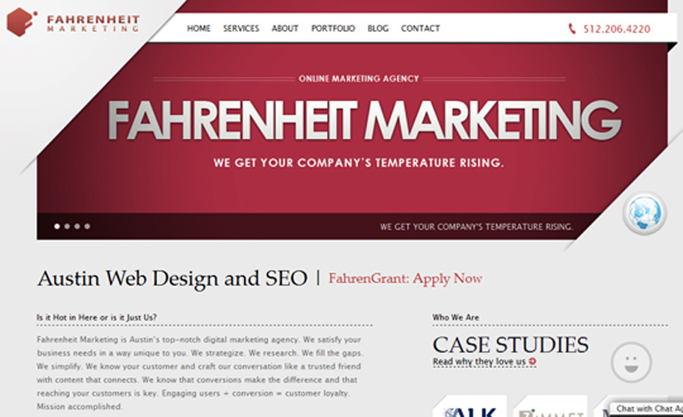 Fahrenheit Marketing - Design & Development