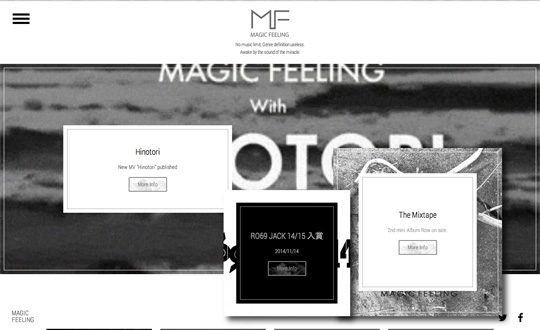 MAGIC FEELING Official Site