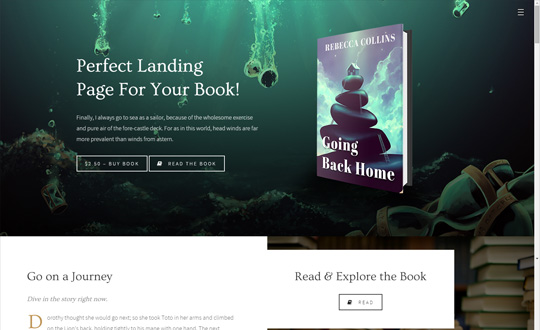 Novela Book Landing Theme