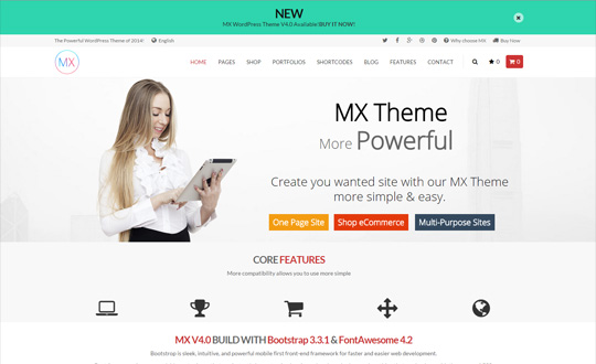 MX  Multi Purpose WordPress Theme