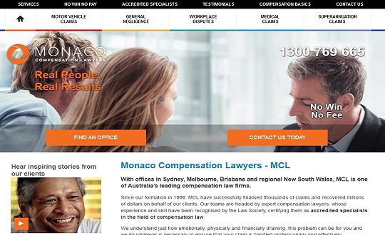 Monaco Compensation Lawyers