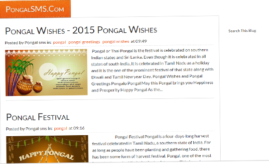 Pongal Greetings