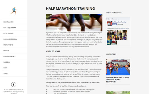 half marathon traininig
