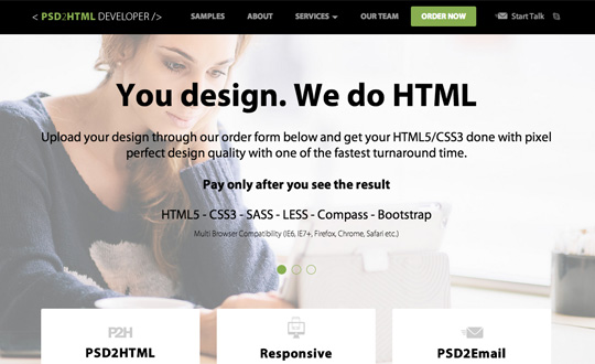 PSD2HTML Developer