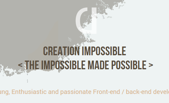 Creation Impossibe